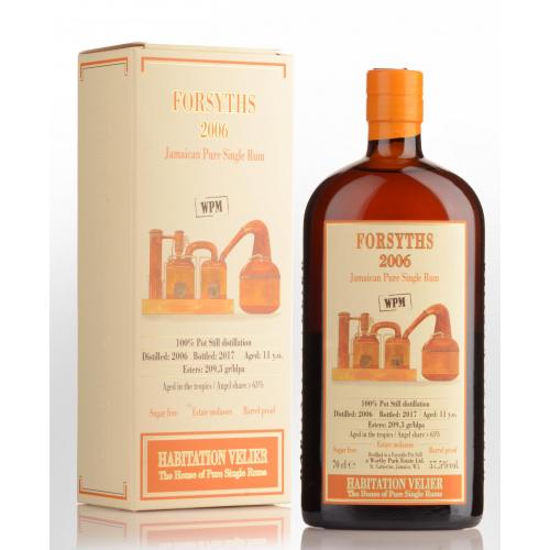 Forsyths 11 Year Old 2006 Habitation Velier Rum - 70cl 57.5%