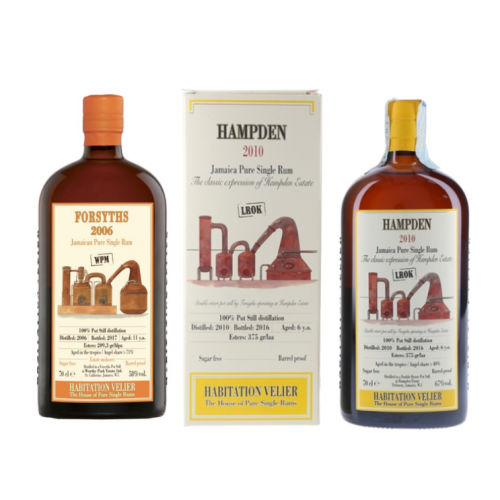 SPECIAL OFFER BUNDLE DEAL - Forsyths 11 Year Old 2006 Habitation Velier Rum & Habitation Velier Hampden 2010 LROK 6 Year Old