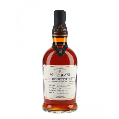 Foursquare Sovereignty Rum - 62% 70cl