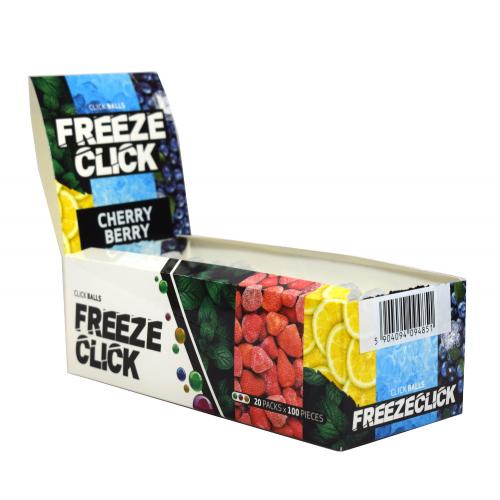 Freeze Click Flavour Click Balls - Cherry Berry - 20 Packs