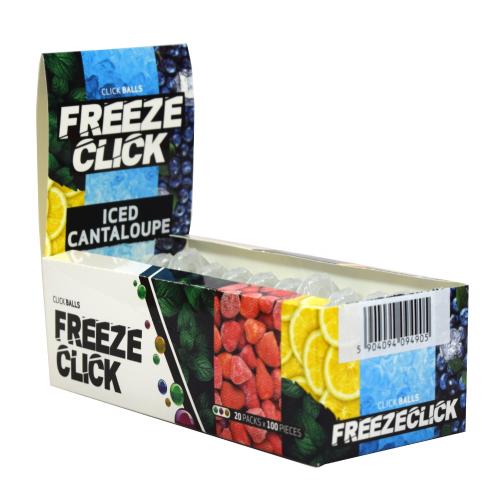 Freeze Click Flavour Click Balls - Iced Cantaloupe - 20 Packs