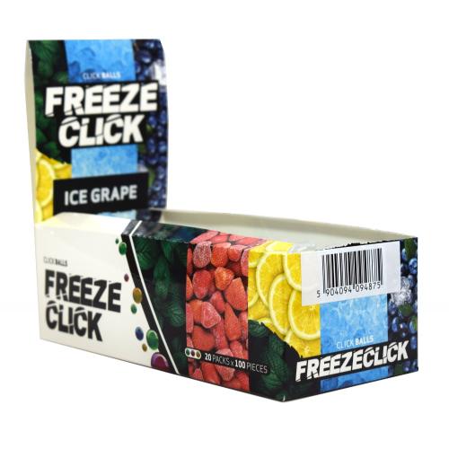 Freeze Click Flavour Click Balls - Ice Grape - 20 Packs