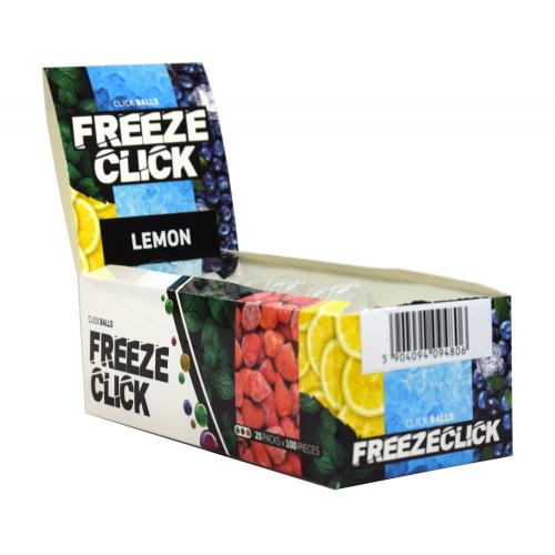 Freeze Click Flavour Click Balls - Lemon - 20 Packs