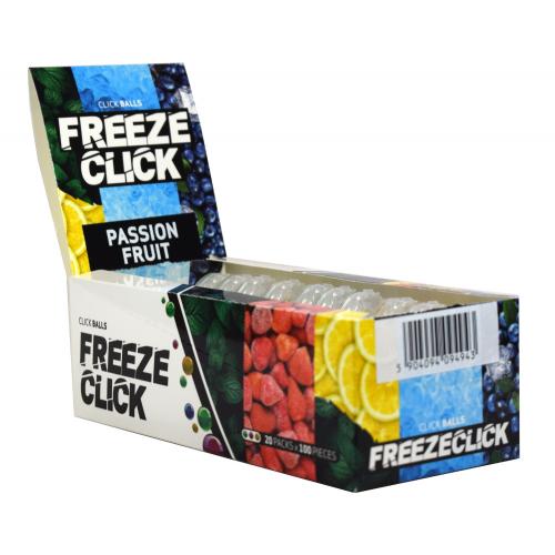 Freeze Click Flavour Click Balls - Passion Fruit - 20 Packs