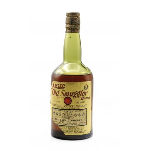 Old Smuggler 1950s Blended Scotch Whisky - 86 US Proof 4/5 Quart