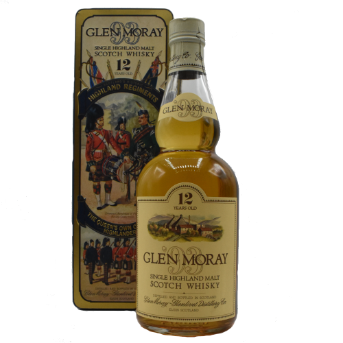 Glen Moray 12 Years Old Regiments Queen\'s Own Cameron Highlanders - 40% 75cl