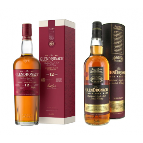 SPECIAL OFFER BUNDLE DEAL - Glendronach 12 Year Old Original & Glendronach Peated Port Wood