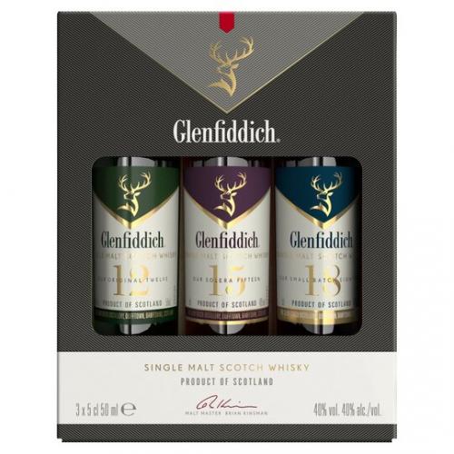 Glenfiddich 3x5cl Triple Pack