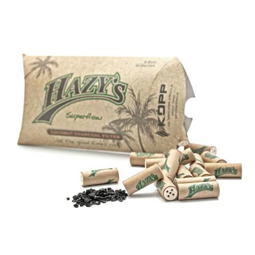 Hazy\'s Roll Your Own 8mm Coconut Charcoal Filters - 1 Pack of 50