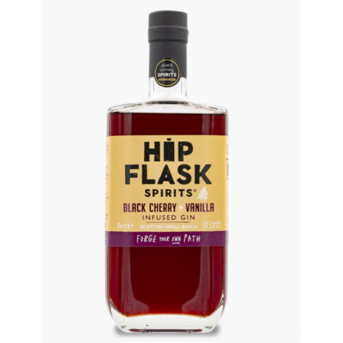 Hipflask Spirits Black Cherry & Vanilla Gin - 37.5% 70cl