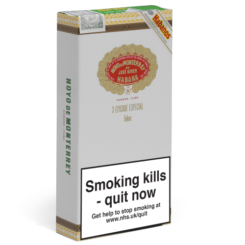 Hoyo de Monterrey Epicure Especial Tubed Cigar - Pack of 3
