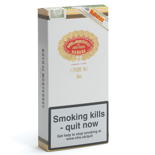 Hoyo de Monterrey Epicure No. 1 Tubed Cigar - Pack of 3