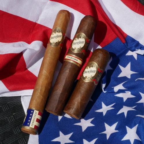 INDEPENDENCE DAY - Best Selling Brick House Cigar Sampler - 3 Cigars and Comp Entry