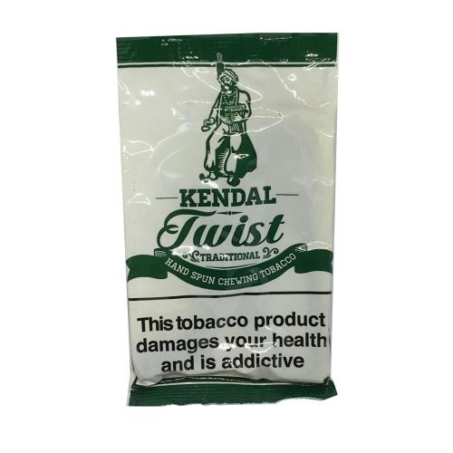 Kendal Twist Black Pigtail Hand Spun Chewing Tobacco 25g Pouch