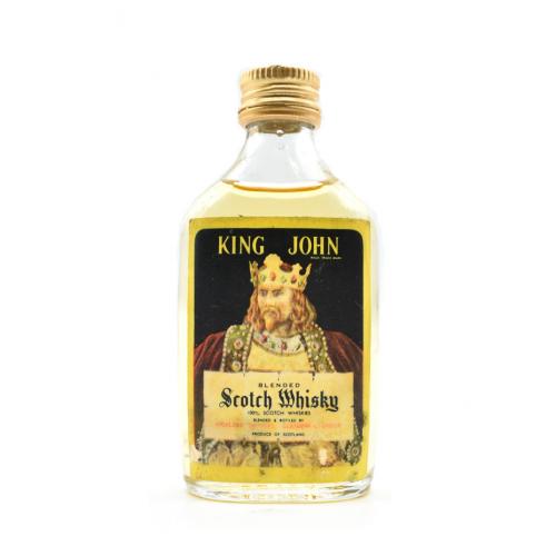 King John Blended Scotch Whisky 100% Scotch Miniature - 40% 5cl