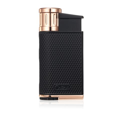 Colibri Evo Single-jet Flame Lighter - Black & Rose