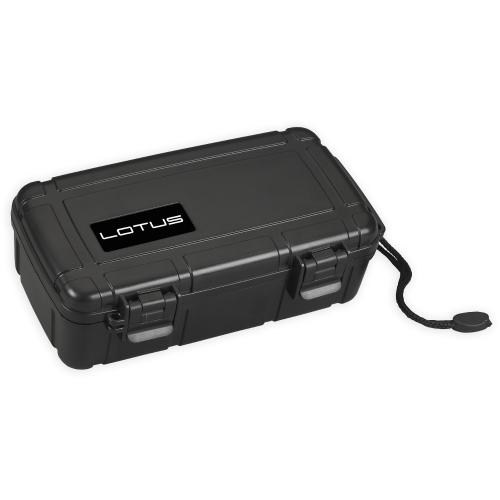 Vertigo by Lotus Crushproof Travel Humidor Case - 10 Cigar Capacity