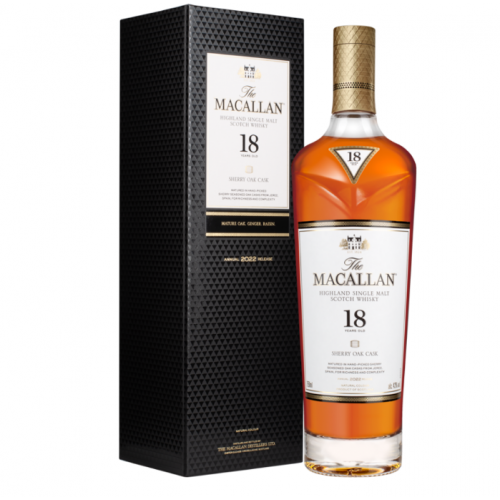 Macallan 18 Year Old 2022 Sherry Oak - 43% 70cl
