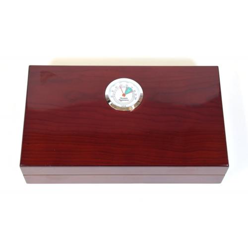 Mini Cigar Humidor Piano Finish - 4 Cigar Capacity