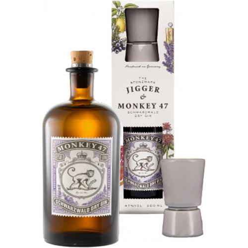 Monkey 47 Dry Gin & The Stoneware Jigger Gift Set