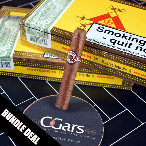 Montecristo No. 5 Cigar - 2 x Box of 25 (50) Bundle Deal
