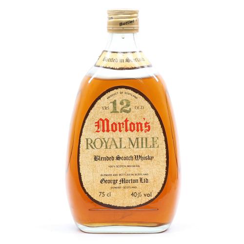 Mortons 12 Year Old Royal Mile Blend Scotch Whisky - 40% 75cl