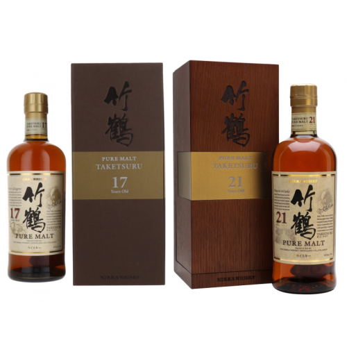 SPECIAL OFFER BUNDLE DEAL - Nikka Taketsuru 17 Year Old & Nikka Taketsuru 21 Year Old Pure Japanese Whisky