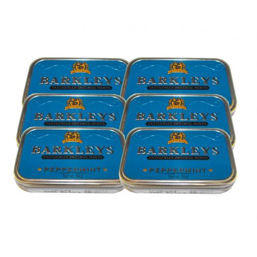Barkleys Mints - Peppermint Tin - 6 x 50g (300g)