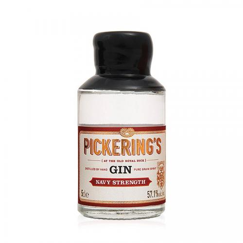 Pickerings Gin Navy Strength Black Top Miniature - 5cl 57.1%