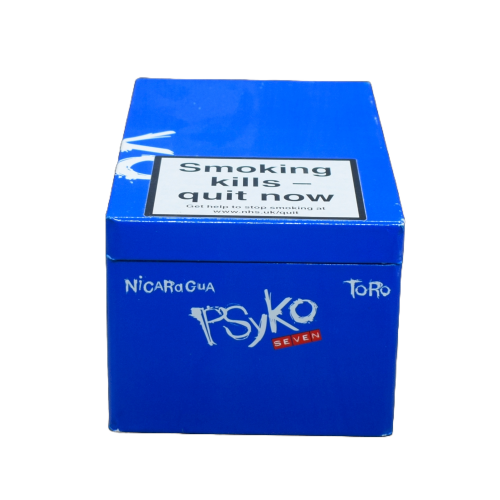 Empty Psyko Seven Nicaraguan Toro Cigar Box