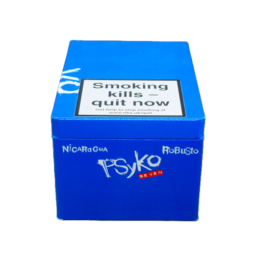 Empty Psyko Seven Nicaraguan Robusto Cigar Box