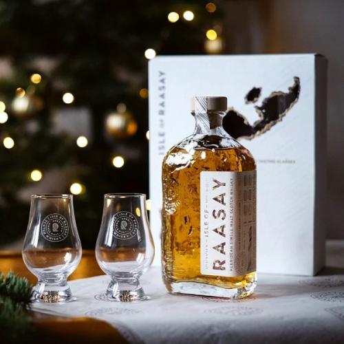 Isle of Raasay Single Malt (Batch R-02.1) Bottle & Glass Pack