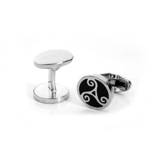 Rattrays Triskele Logo Cufflinks