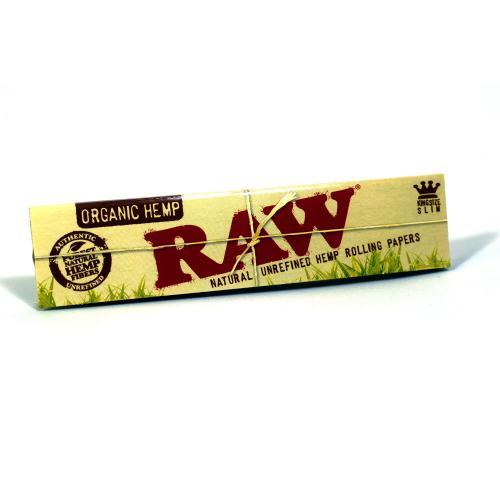 RAW Organic Hemp Kingsize Slim Rolling Papers 1 Pack