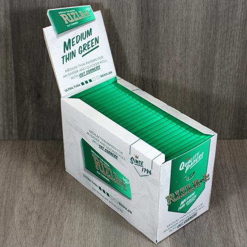 Rizla Regular Green Rolling Papers 100 packs