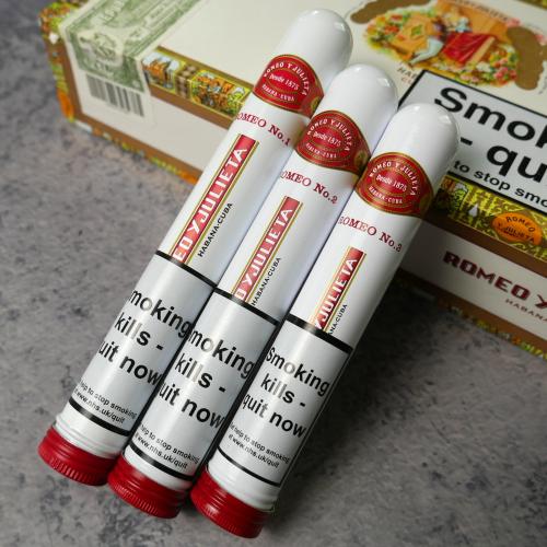 Romeo y Julieta Tubed Sampler - 3 Cigars