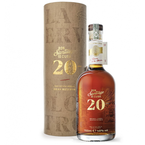 Ron Santiago de Cuba 20 Year Old Extra Anejo Gran Reserva Rum - 40% 70cl