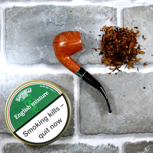 Savinelli English Mixture Pipe Tobacco 50g Tin