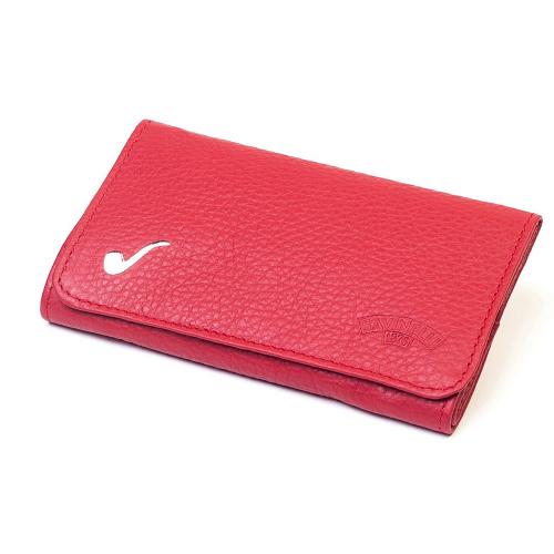 Savinelli Roll Up Leather Tobacco Pouch - Red (End of Line)
