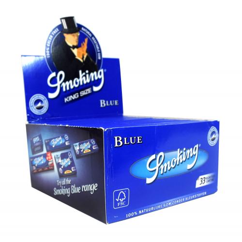 Smoking Blue King Size Rolling Papers 50 packs