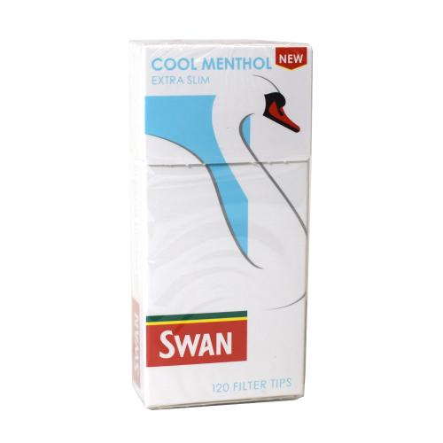 Swan Cool Menthol Extra Slim Filter Tips 1 Pack (120 Tips)