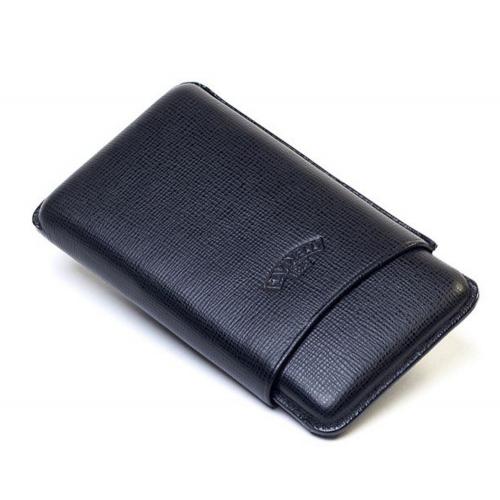 Savinelli Panatella Leather Cigar Case - Black