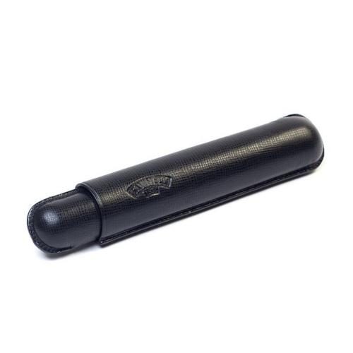 Savinelli Corona Leather Cigar Case - Black - Fits 1 Cigar (End of Line)
