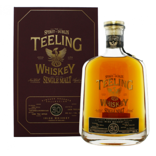 Teeling 30 Year Old Vintage Reserve Whiskey - 46% 70cl