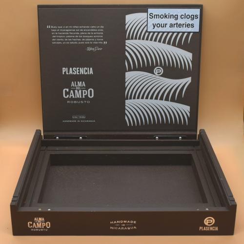 Empty Plasencia Alma Del Campo Tribu Cigar Box