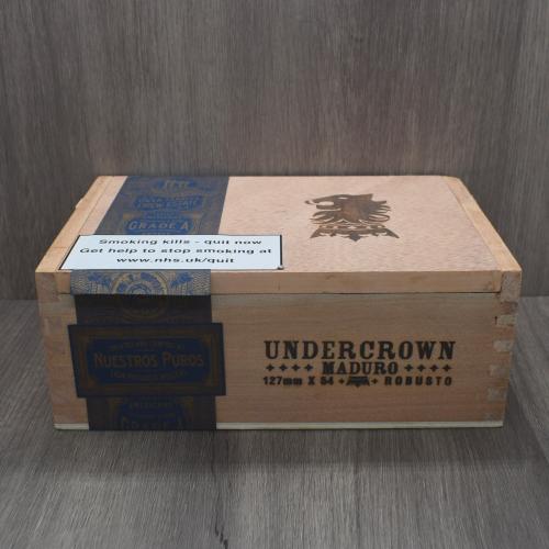 Empty Drew Estate Undercrown Maduro Robusto Cigar Box