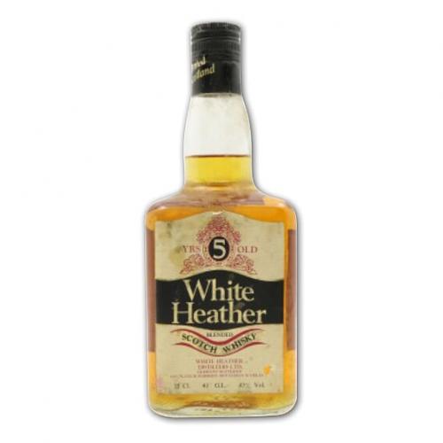 White Heather 5 Year Old Blended Scotch Whisky - 43.4% 75cl