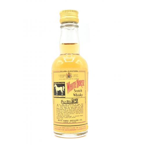 White Horse Scotch Vintage Whisky Miniature
