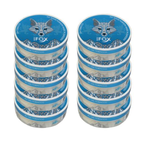 White Fox 5 Paws Nicotine Pouch - 10 Tins