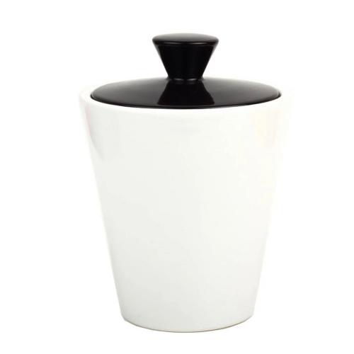Savinelli Airtight Humidor Tobacco Storing Jar - White & Black